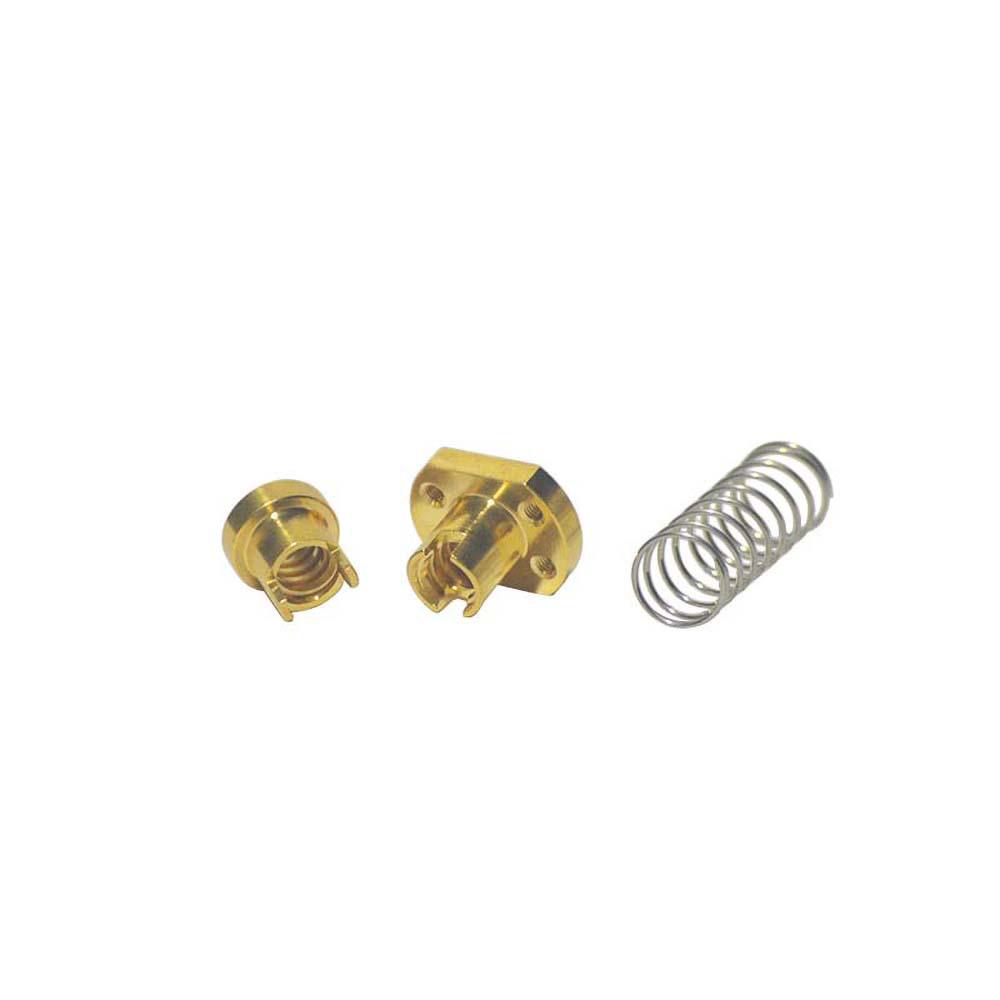 Link CNC 3D Printer Backlash Eliminating Nut for T8 Lead Screw, T-Shaped Thread, H-Shaped Brass