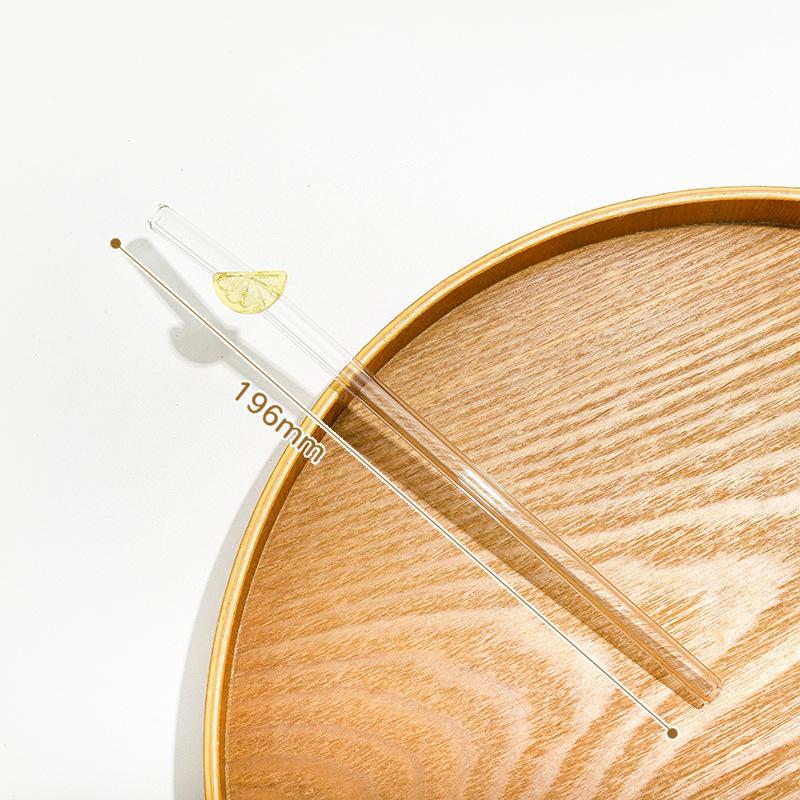 Flexible Glass Straw Set, Includes Cleaning Brush, Ideal For Milkshakes & Sodas, Perfect Gift For Birthdays & Weddings