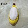 Keychain Pendant Pendant, Peeled Banana Stress Relief Toy with Thickened Stainless Durable Steel Ring, Portable for Keys Backpacks Schoolbags