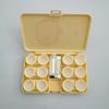 6Pcs/Set Creative Apple Print Portable Contact Lens Box Companion Care Box Contact Lens Case For Travel