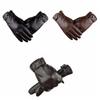 1pair Waterproof PU Anti-cold Gloves  Men Finger Mittens Gift Windproof Mittens  Women