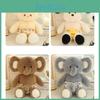 Wear Clothes Dog Sheep Elephant Plush Toy Stuffed Doll Decoration Gift Kids