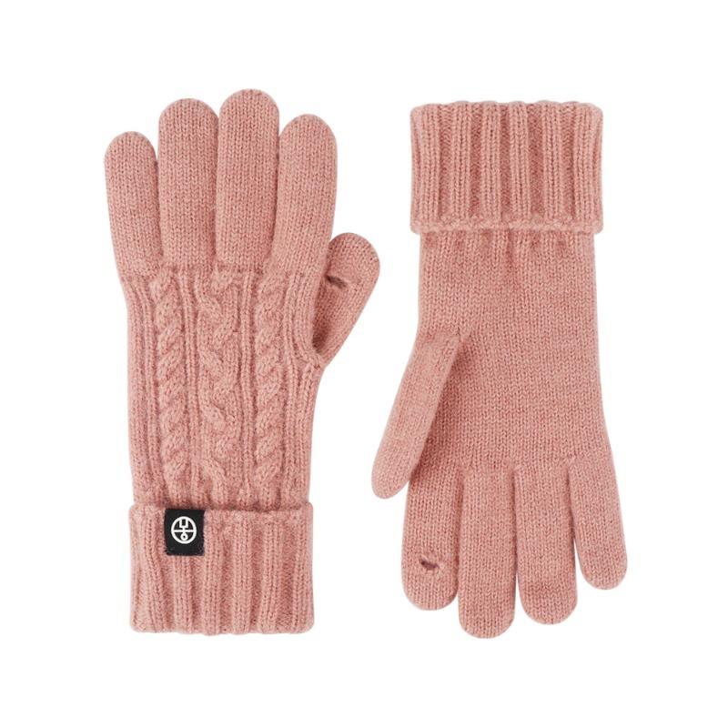 Gestrickte Handschuhe Winter Outdoor Reithandschuhe Kältefest Wollmischung Verdickt Verlängert Warme Handschuhe