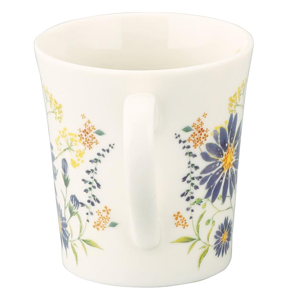 Yamaka Shoten x Autumn Cherry Pair of Mugs and Tableware Set 300ml Diameter 9 x 9cm Hibiya Kadan FLORIOGRAPHY Day Gift Birthday Gift Goods Tableware