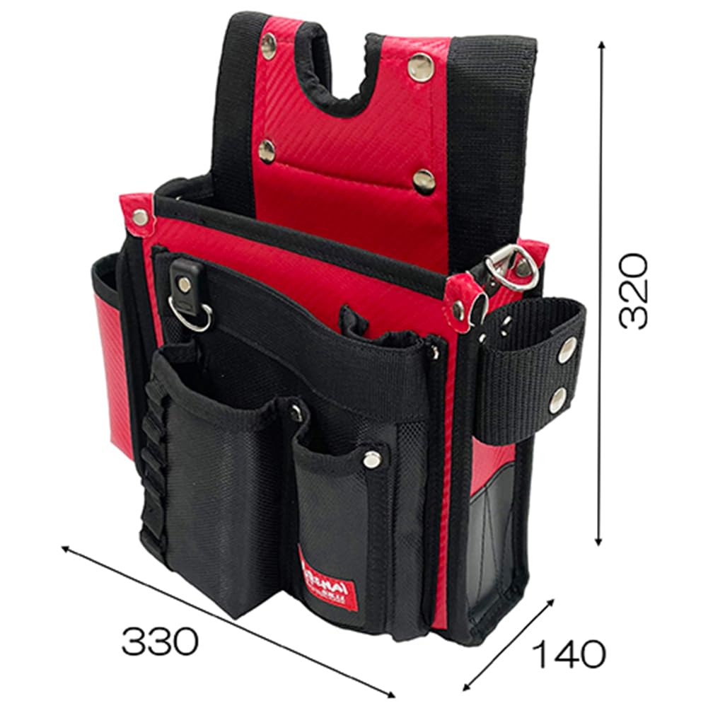 SK11 Red Temporary Frame Nail Bag SKC2-6RD