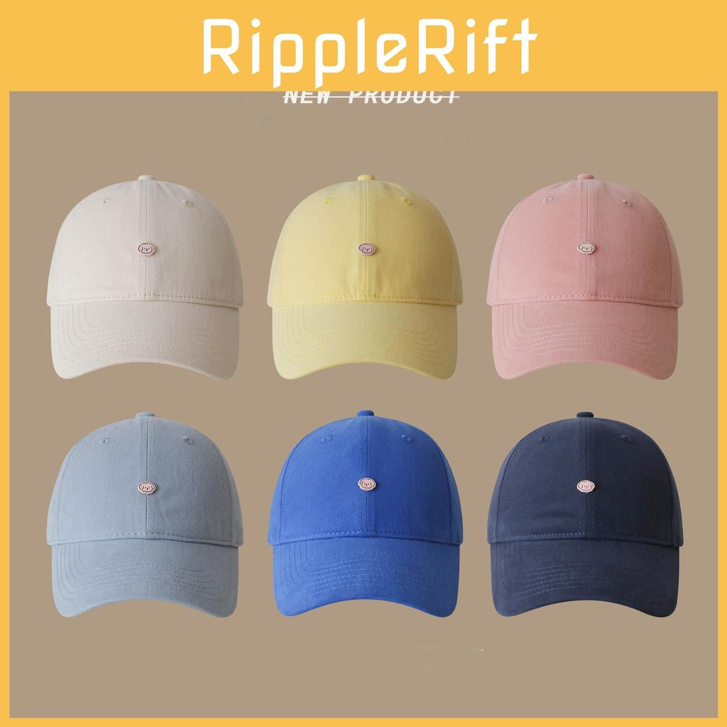 Simple Baseball Cap With Solid Color Design And Puppy Decoration Daily For