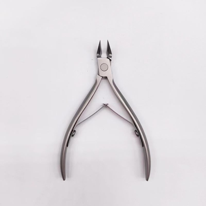 

WTEMPO 1 шт., профессиональный триммер для толстых ногтей и кромкорез для безопасной коррекции вросшей паронихии, ультра-острые прецизионные кусачки для ногтей 1PC серый