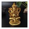 Ganesha God Indian God Gold Ganesha Elephant Interior Obiect Noroc Bani Noroc Creștere Prosperitate Afaceri Feng Shui Bunuri (B)