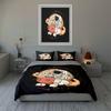 Astronaut Riding Rocket Bedding Duvet Cover Sets Duvet Covers Pillowcases Gifts (1 * Duvet Cover 2 * Pillowcases, Without Duvet Insert)