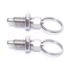 Hand Retractable Spring Plunger Stainless Steel Lock Out M6s Type Quick Release Pins with Knurled Handle for Toolboxes