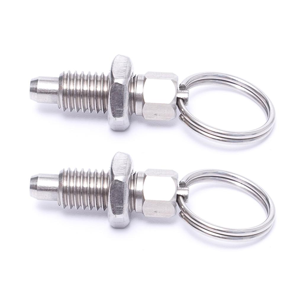 Hand Retractable Spring Plunger Stainless Steel Lock Out M6s Type Quick Release Pins with Knurled Handle for Toolboxes