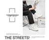 Men's Invisible Lift Casual White Leather Sneakers - Breathable, Soft Sole, Year-Round Wear