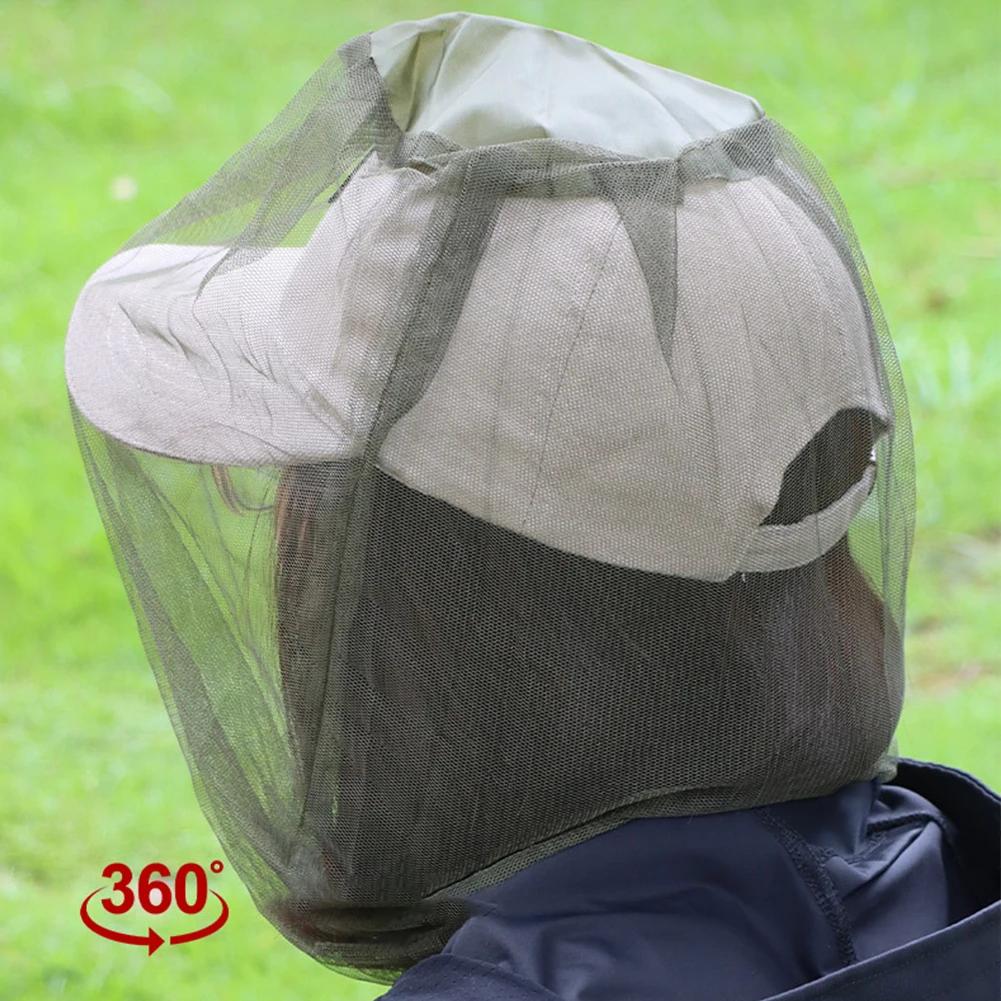 3Pcs Mosquito Head Net Insect Shield Face Mask Cover Mosquito Bee Insect Mesh Head Face Protector for Outdoors