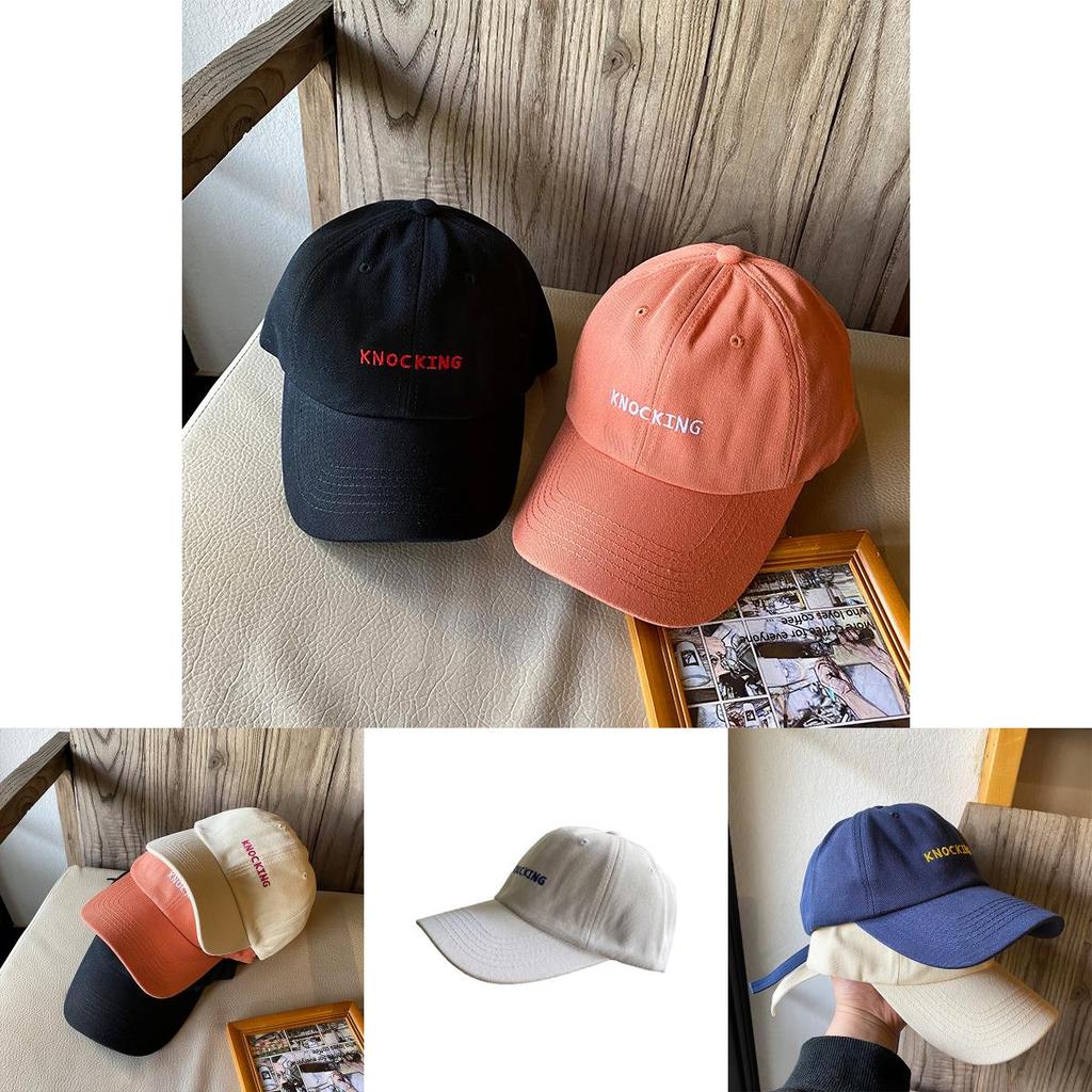 Stylish Ins-inspired Small Face Blue Cap For Women Versatile And Adjustable