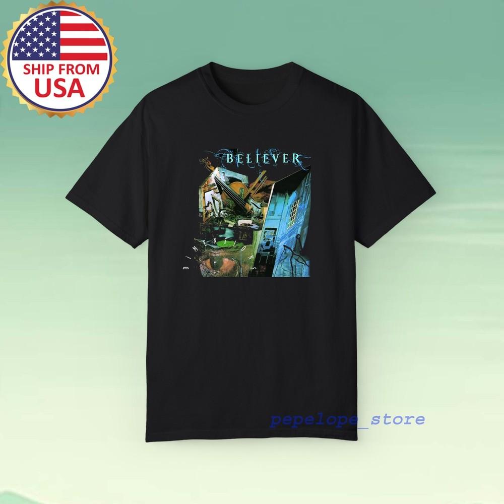 Believer Dimensions Men#039;s Black Size S5XL Unisex T-Shirt XL