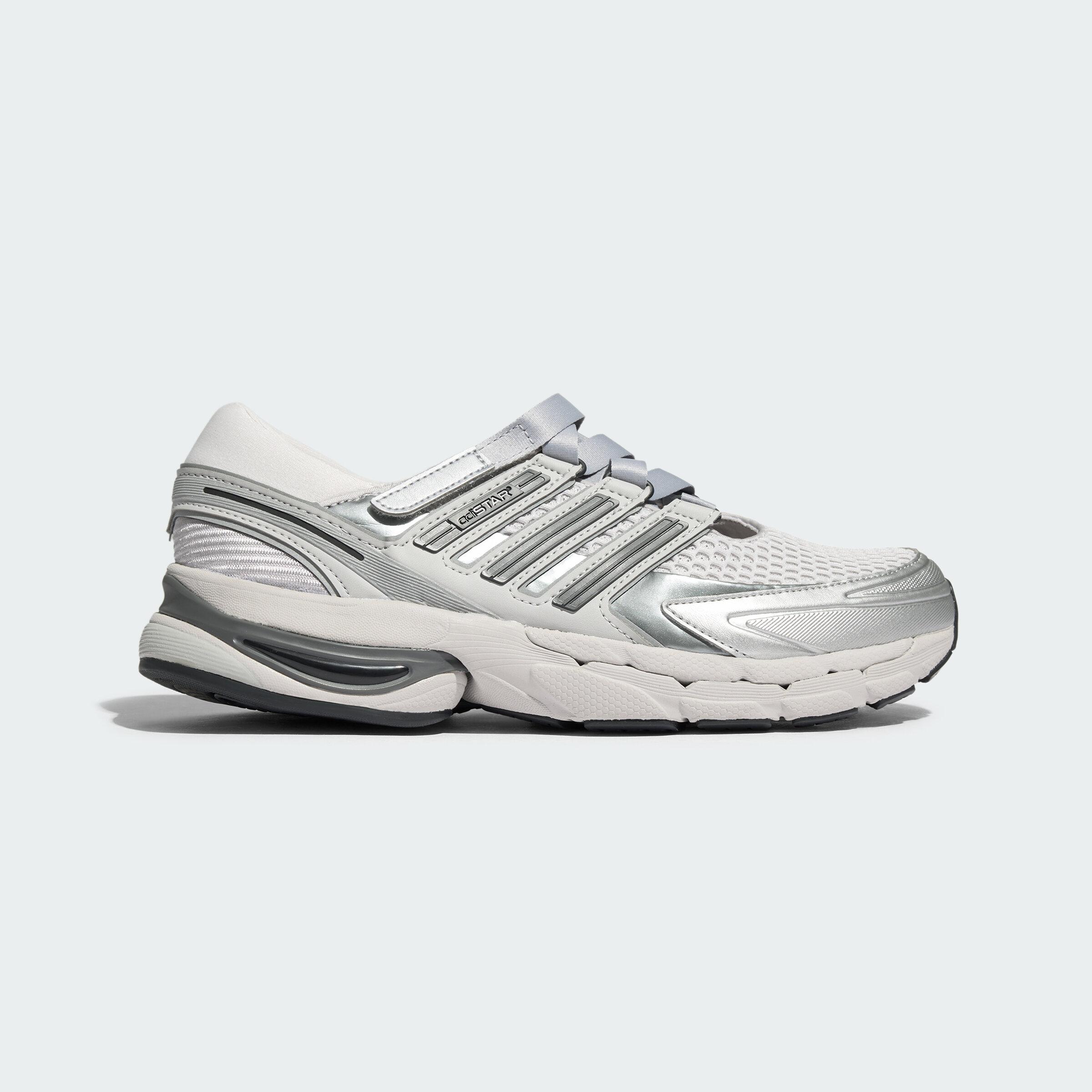 adidas Adistar Control 5 Mary Jane Grey Silver Metallic (Women s) 35.5