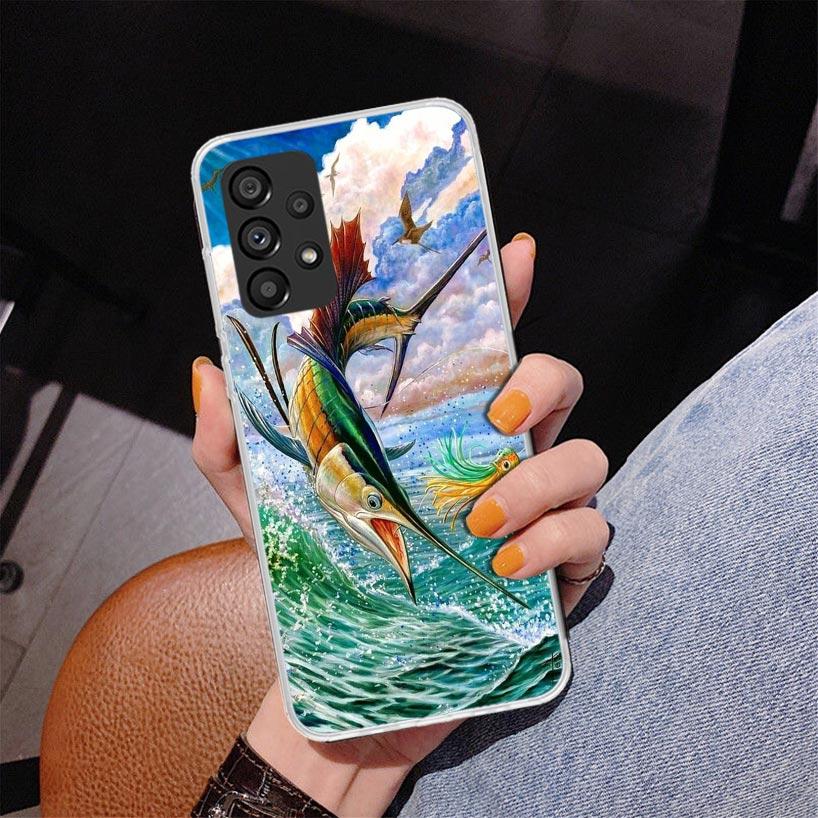 Wędka wędkarska na otwartym morzu Etui na telefon Phnoe do Samsung Galaxy A17 A37 A57 A16 A26 A36 A56 A15 A14 A13 A55 A54 A53 A35 A34 A33