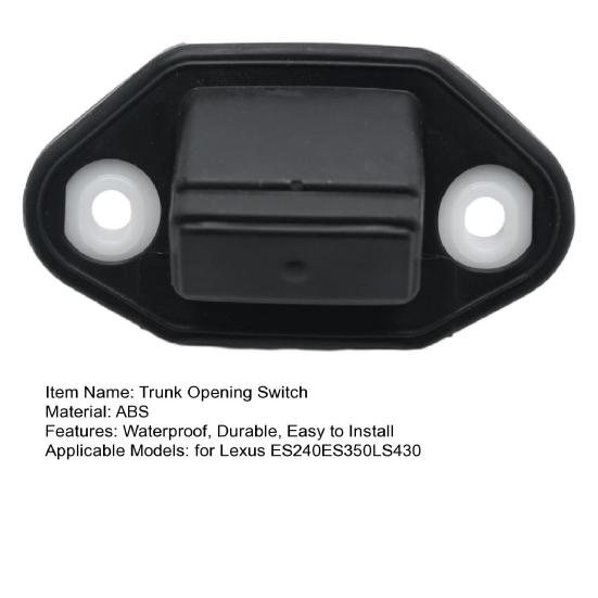 Trunk Opening Switch for Lexus ES240 ES350 LS430, Wear-Resistant Button One-Click Trunk Release Replacement, Sealed Waterproof Dust-Proof Tailgate
