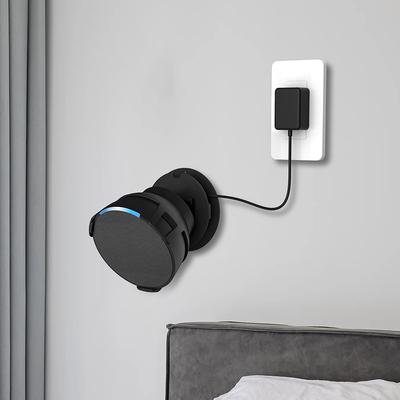 Ścienny Stojak do Przechowywania Pudełek Głośnikowych Oszczędzający Miejsce Zapobiegający Upadkowi Dekoracja Domu Wbudowane Zarządzanie Kablami dla Echo Pop