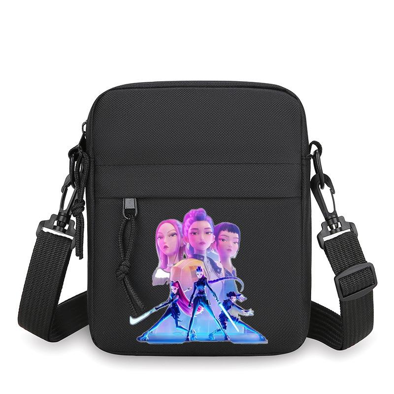 Animation Cartoon Shoulder Bag, Lightweight And Versatile Mobile Phone Bag, Simple Travel Messenger Bag