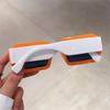 Luxury Brand Designer Square Sunglasses Women For Men Vintage Fashion Travel Sun Glasses Popular Punk Double Color Shades UV400