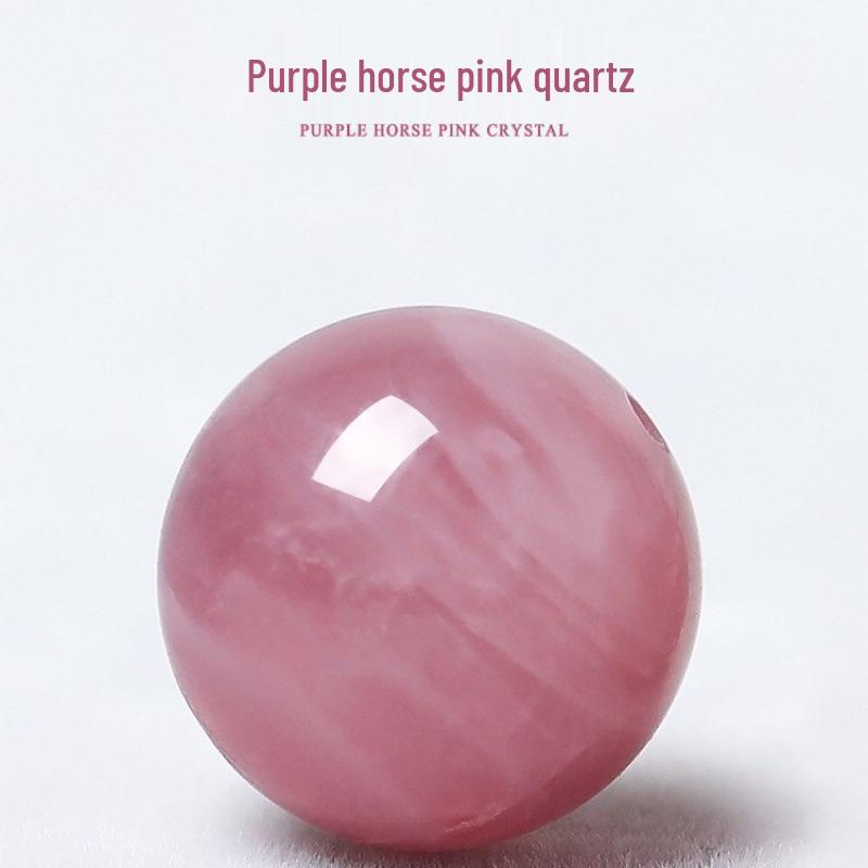 Rose Quartz & Strawberry Quartz Crystal Beads for DIY Jewelry