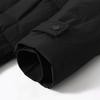 Taglie Forti 4XL-11XL Moda Parka Invernale Cappotto Lungo da Uomo con Cappuccio Casual Largo Nero Spesso Caldo Oversize Capispalla Giubbotti da Uomo