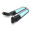 Motorcycle Mirror Blue Anti-Glare Wind Wing Rotating Rearview Mirror Kit For Kawasaki NINJA 636 ZX-6R ZX6R -2024