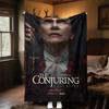 1 szt. CONJURING LAST RITES Koc Flanelowy Zewnętrzny Miękki Pluszowy Wystrój na Pikniki, Kemping, Sypialnię, Pokój Zabaw lub Przerwę na Lunch, Idealny Prezent