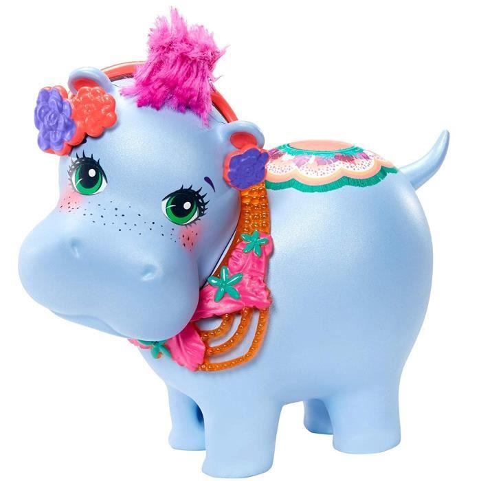 Enchantimals balade au zoo poupée hedda hippo 15 cm et lake