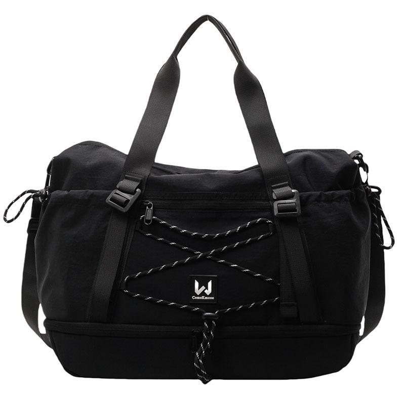 Large Capacity Travel Storage Bag Dry Wet Separation Can Be Used To Pull Rod Fitness Handbag Independent Shoe Storage Portable Crossbody Bag