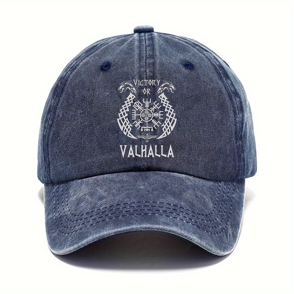 pc Baseball Cap with a Vintage Viking Print Adjustable Trucker Hat for Outdoor Sports And