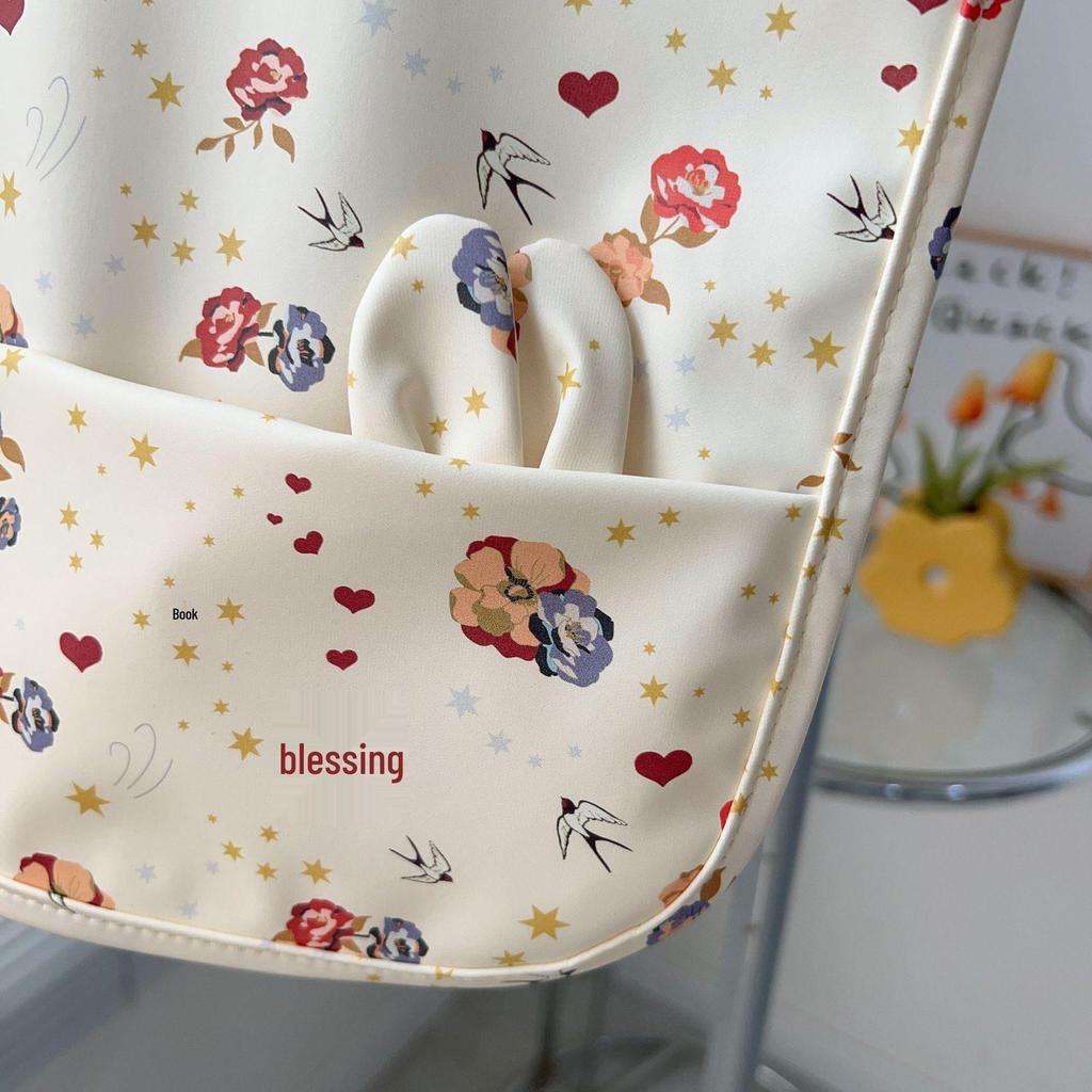 Wodoodporne śliniaki dla niemowląt klasy A - PU odporne na plamy z dużą kieszenią dla chłopców i dziewczynek