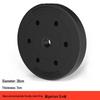 Eco-Friendly Rubber Coated Grip Barbell Plate