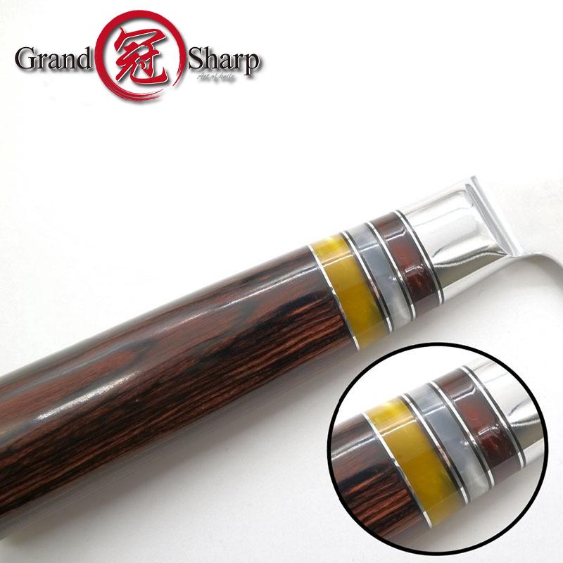 2 Pcs Damascus Kitchen Knives Set Damascus Knives vg10 Japanese Steel Santoku Nakiri Knife