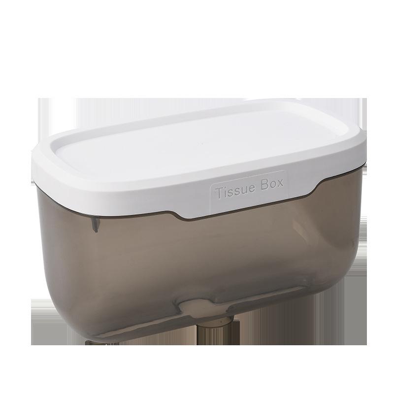 Nástěnný vodotěsný box na kapesníky: Beznástěnný držák na toaletní papír do koupelny