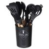 Kitchen Utensils Kitchen Utensil Set Silicone Teflon Wooden Accessories