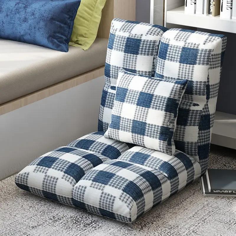 Floating Window Chair Lazy Person Sofa Single Person Tatami Bedroom Balcony Dormitory Small Bed Backrest Chair Folding