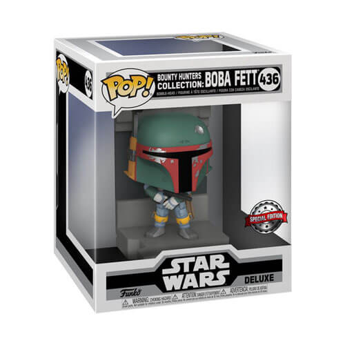 Star Wars Boba Fett Metallic US Pop! Deluxe-Diorama
