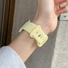 Wide Floral Polka Dot Silicone Strap Butterfly Buckle for Apple Watch Series12 11 10 SE1 2 3/Ultra4 3 2 38/42/45/49 mm