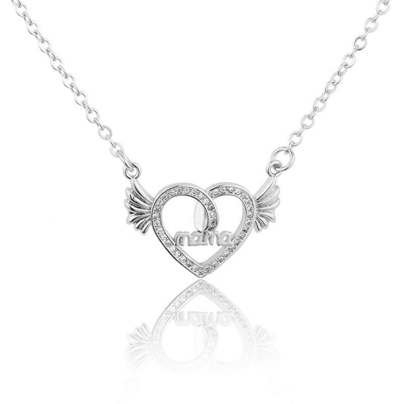 

Heart Wings Necklace for Women - European & American Style Pendant Chain