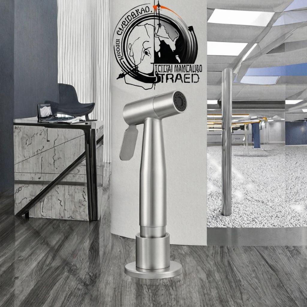 Modern Style 304 Stainless Steel Handheld Bidet Sprayer Set Easy Portable Shattaf for Bathroom Toilet Classic Style