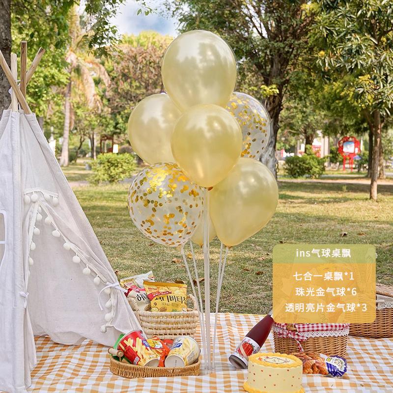 

Daisy Balloon Table Floating, Decorative Photo Props Table Floating Children S Outdoor Birthday Party Scene Arrangement ins balloon table floating 5