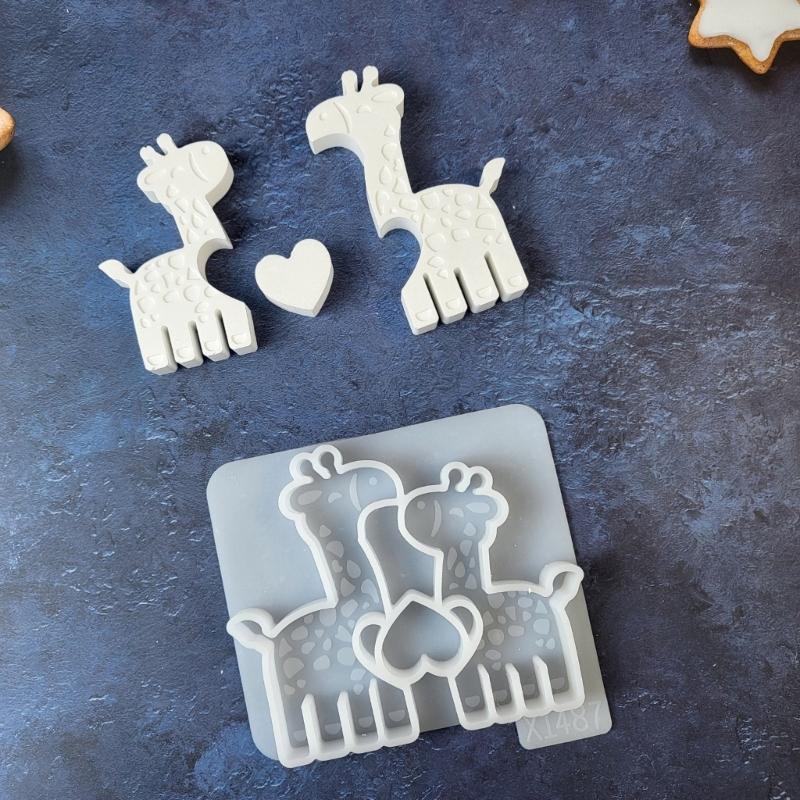 Flexible Silicone Giraffe Craft Mould Suitable For Enthusiasts To Make Beautiful Handmade Items