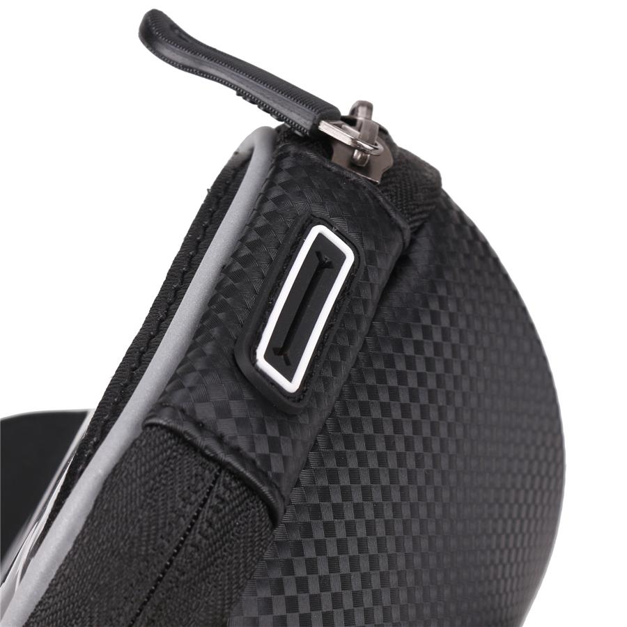 Motorcycle Atv Handlebar Mount Holder Storage Bag Green For Gps Phone