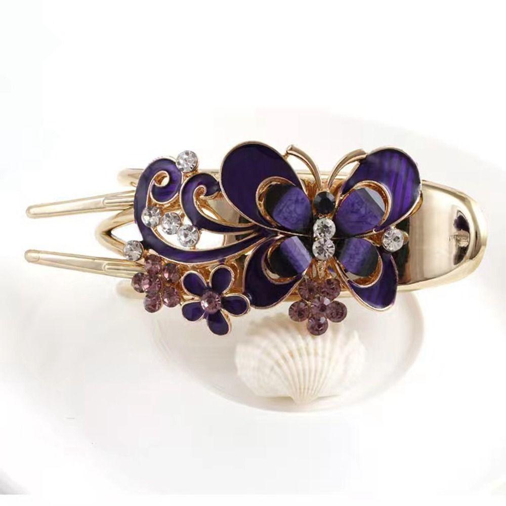 Werkzeuge Koreanischer Stil Haarnadel Schmetterling Haarspange Strass Schnabelspange Weibliche Haaraccessoires