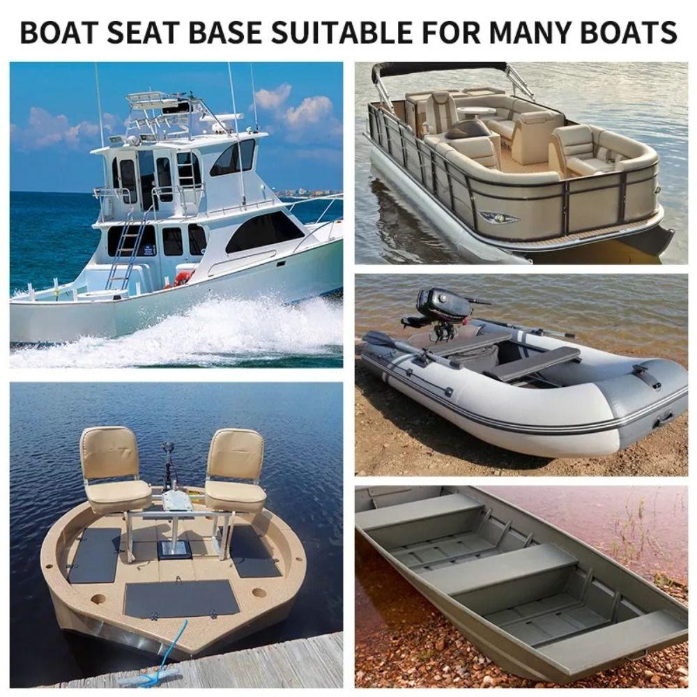 Schwenkbarer Bootsitzsockel Salzwasserbeständig Bootsitzstift Pfostenbuchse Angelpontoonboot