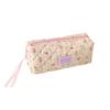 Bow Quilted Pencil Pouch Y2k Flower Pencil Case Desktop Storage Cloth Stationery Bag  Student