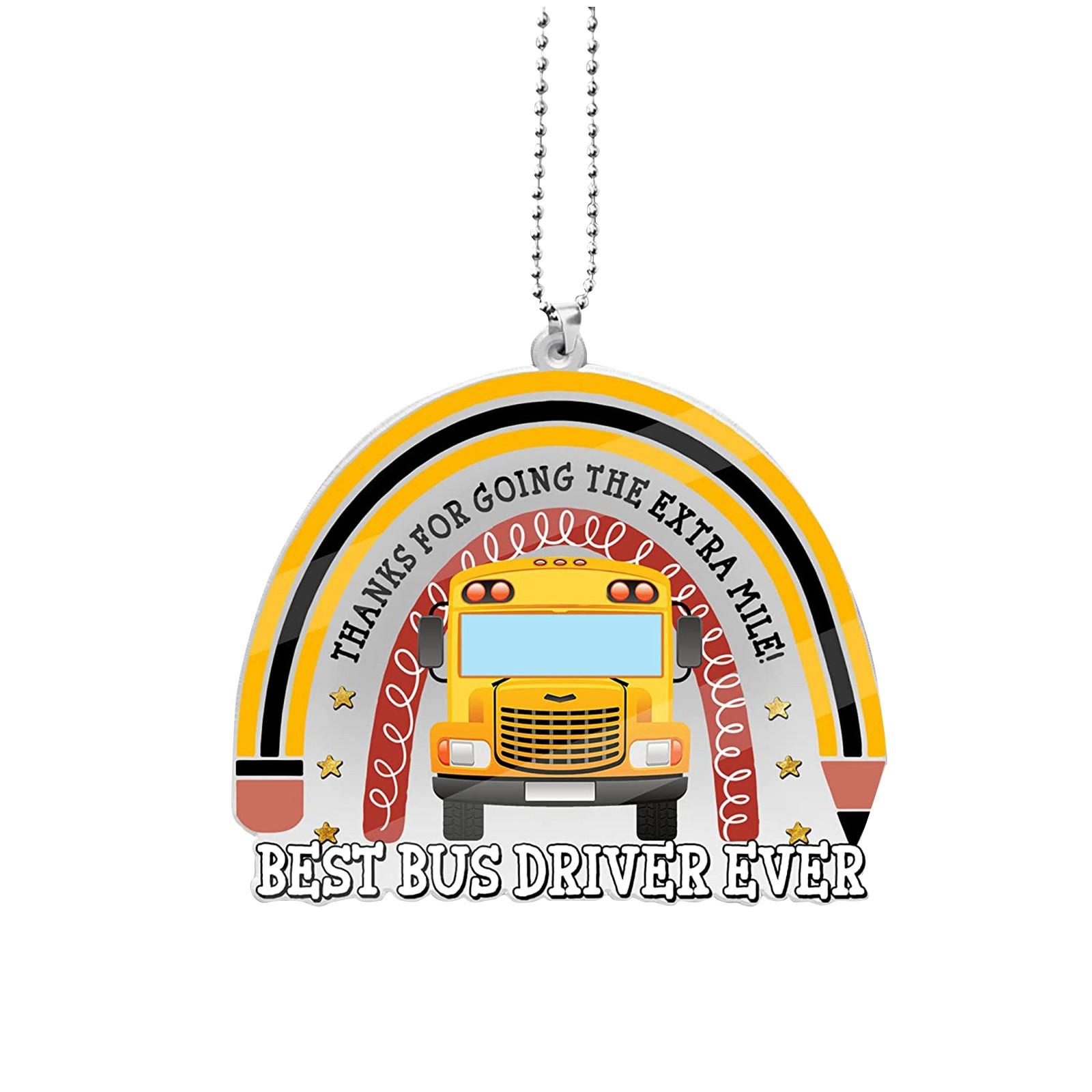 

Школьный автобус, автомобиль, висящий водитель автобуса, прозрачное украшение, зеркало для прицепа, автомобиль, лучший водитель автобуса, висящий водитель автобуса, подарок в подарок One Size