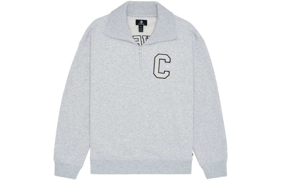 Converse ESSENTIAL SWEATSHIRT Unisex Gray 10026553-A03 S